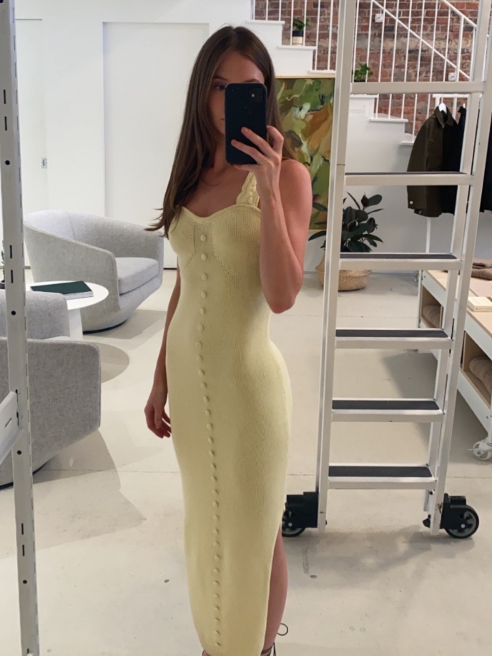 Joslin Studio Brodie linen knit dress